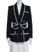 Balmain Tweed Pattern Blazer