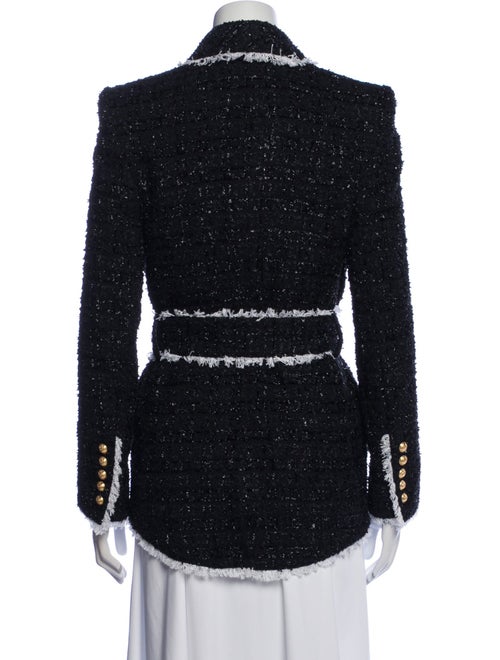 Balmain Tweed Pattern Blazer