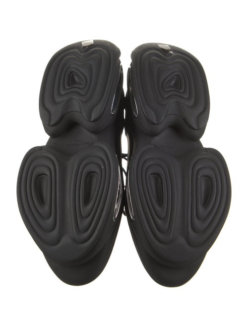 Balmain Suede Leather Trim Embellishment Sneakers