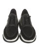 Balmain Suede Leather Trim Embellishment Sneakers