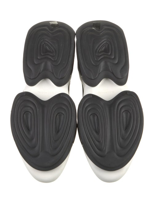 Balmain Suede Leather Trim Embellishment Sneakers