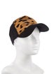Balmain Animal Print Cotton Baseball Hat