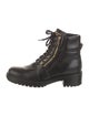 Balmain Leather Combat Boots