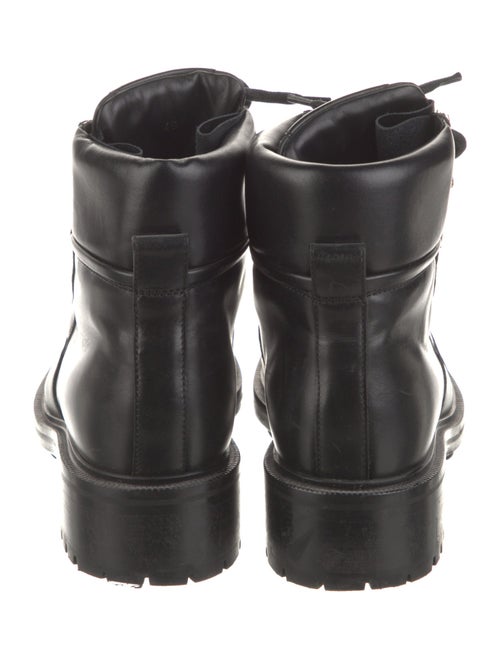 Balmain Leather Combat Boots