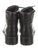 Balmain Leather Combat Boots