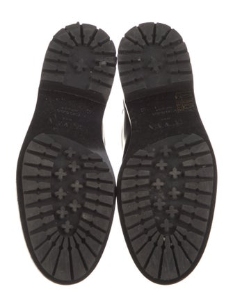 Balmain Leather Combat Boots