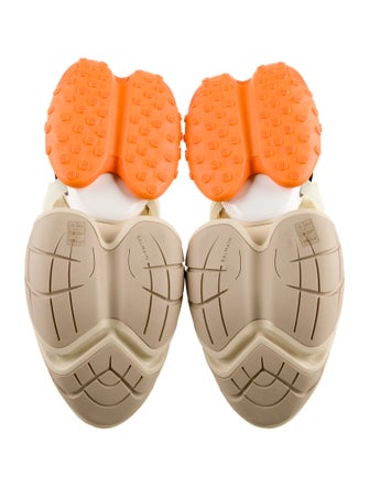 Balmain Leather Printed Sneakers