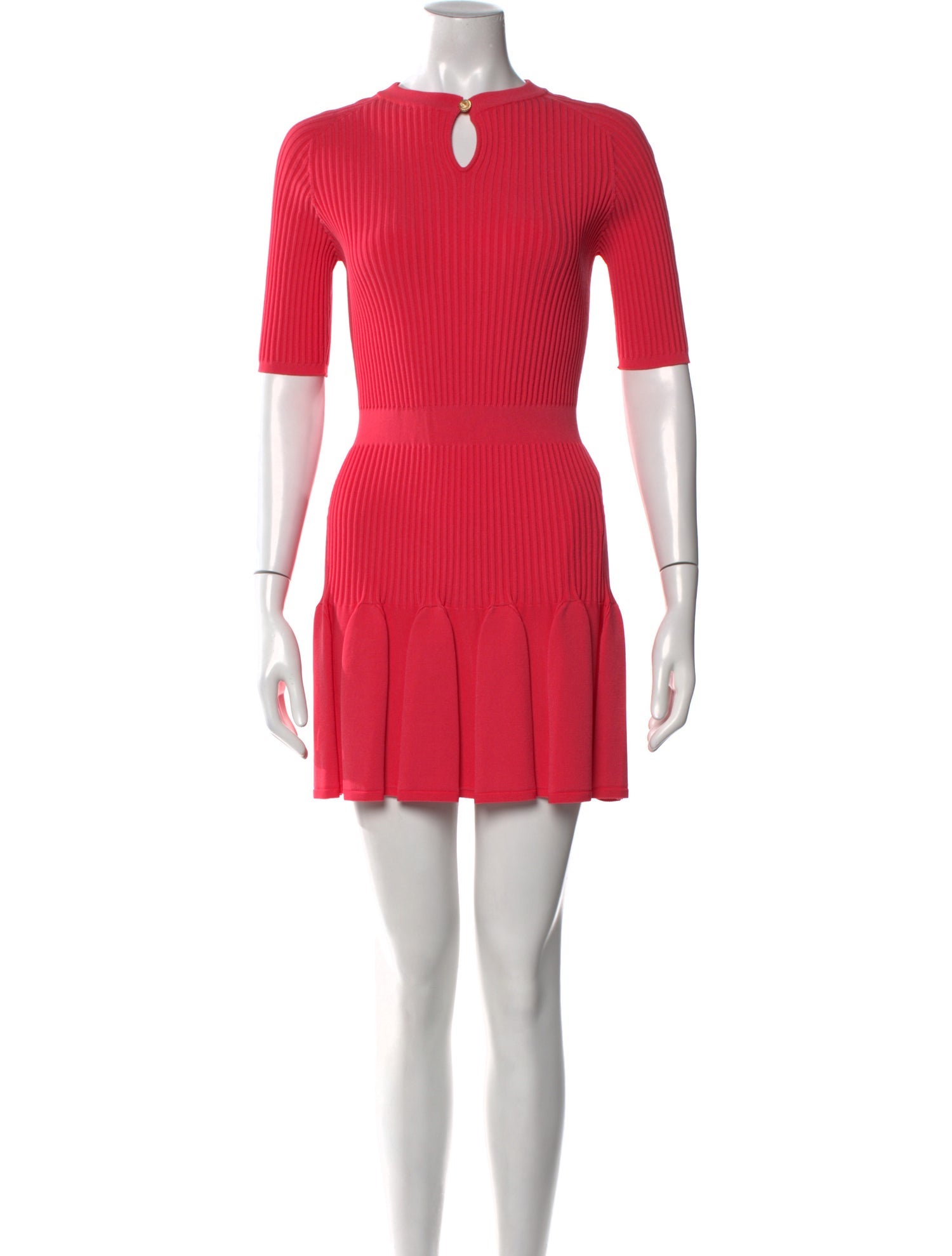 Balmain Crew Neck Mini Dress