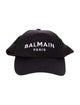Balmain Cotton Embroidered Logo Baseball Cap