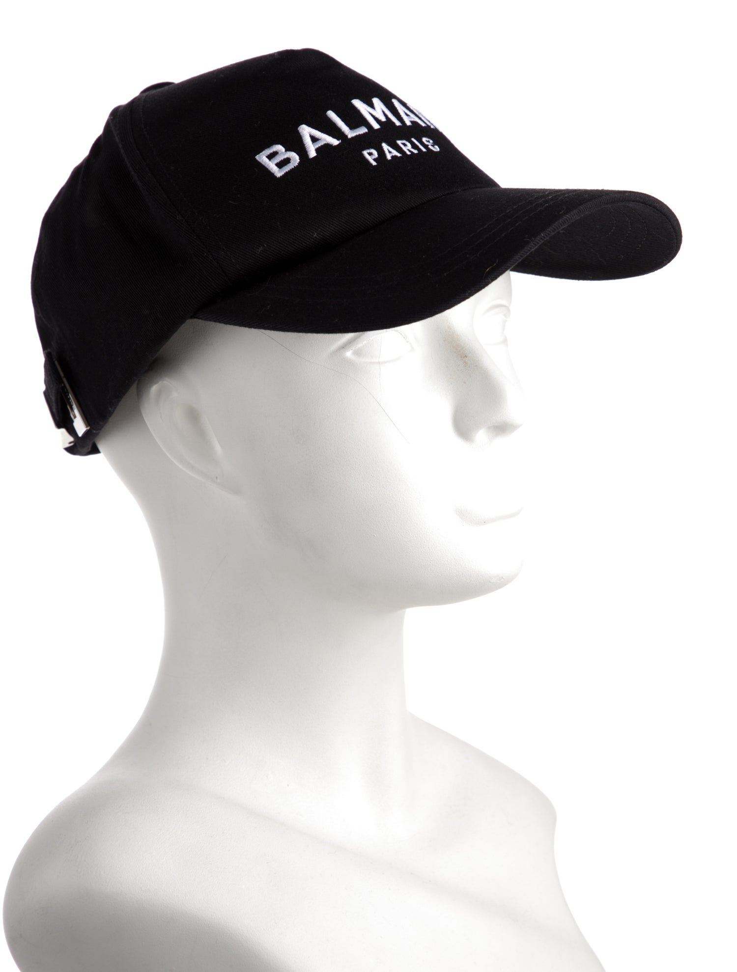 Balmain Cotton Embroidered Logo Baseball Cap