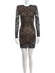 Balmain Lace Mini Dress