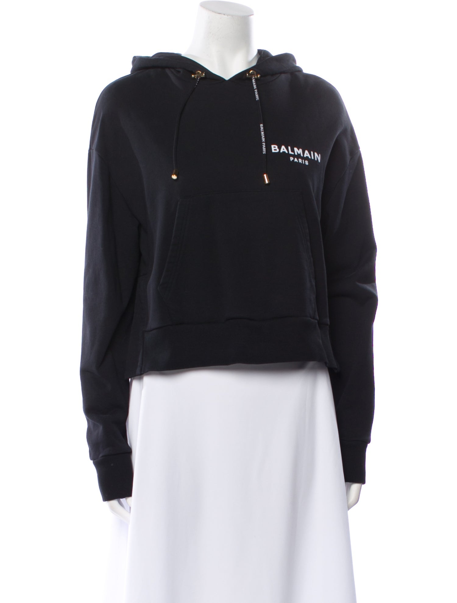 Balmain Graphic Print Crew Neck Sweatshirt