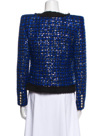 Balmain Tweed Pattern Evening Jacket