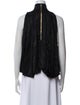 Balmain Silk Tie Neck Blouse