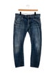 Balmain Mid-Rise Straight Leg Jeans