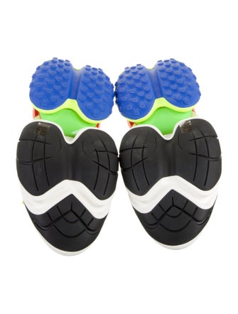 Balmain Leather Printed Sneakers