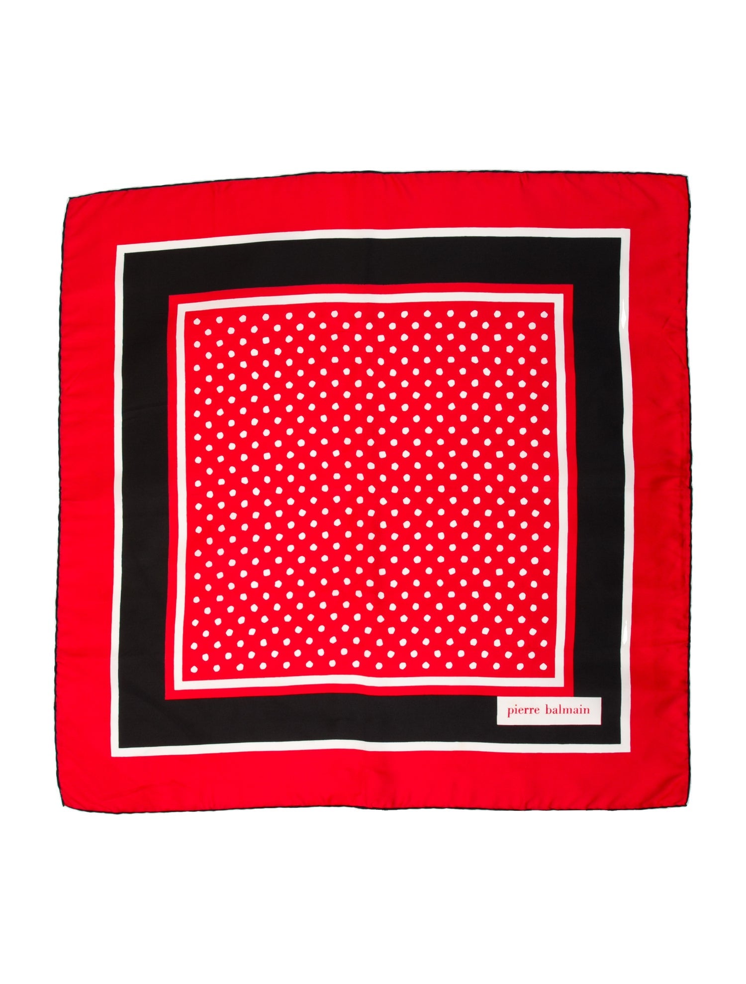 Balmain Silk Iridescent Printed Scarf