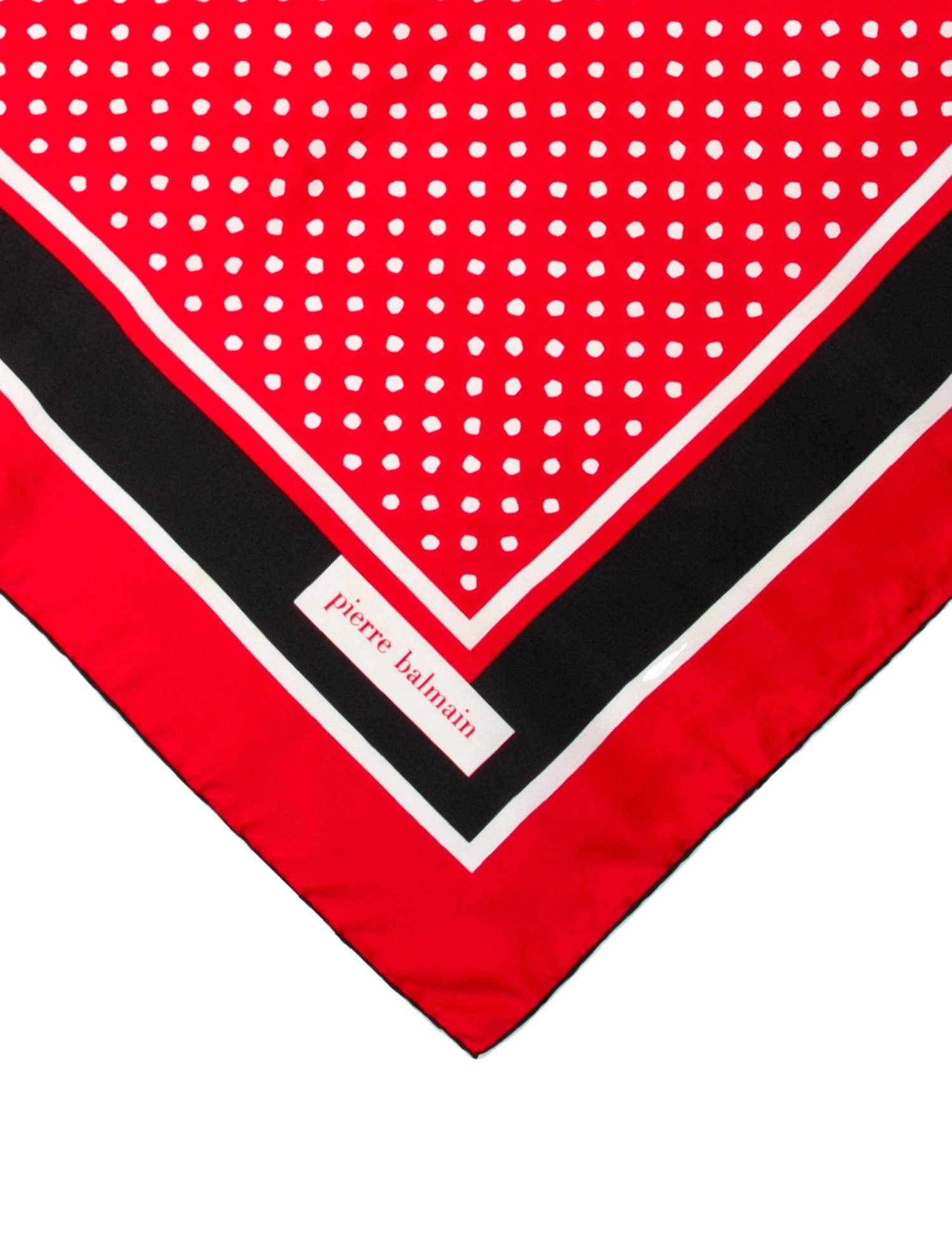 Balmain Silk Iridescent Printed Scarf