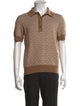 Balmain Printed Collar Polo Shirt
