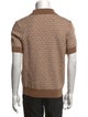 Balmain Printed Collar Polo Shirt