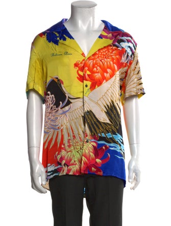 Balmain Printed Short Sleeve Shirt