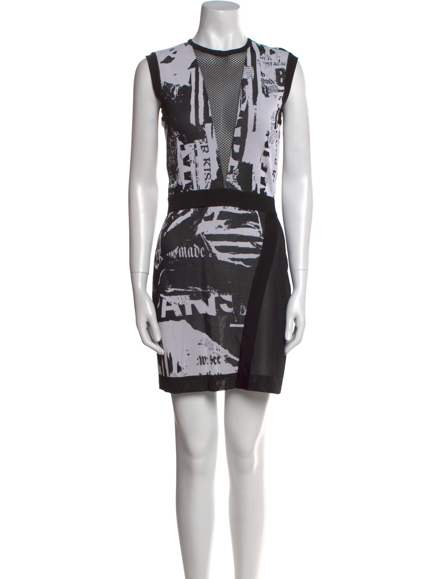 Balmain Printed Mini Dress