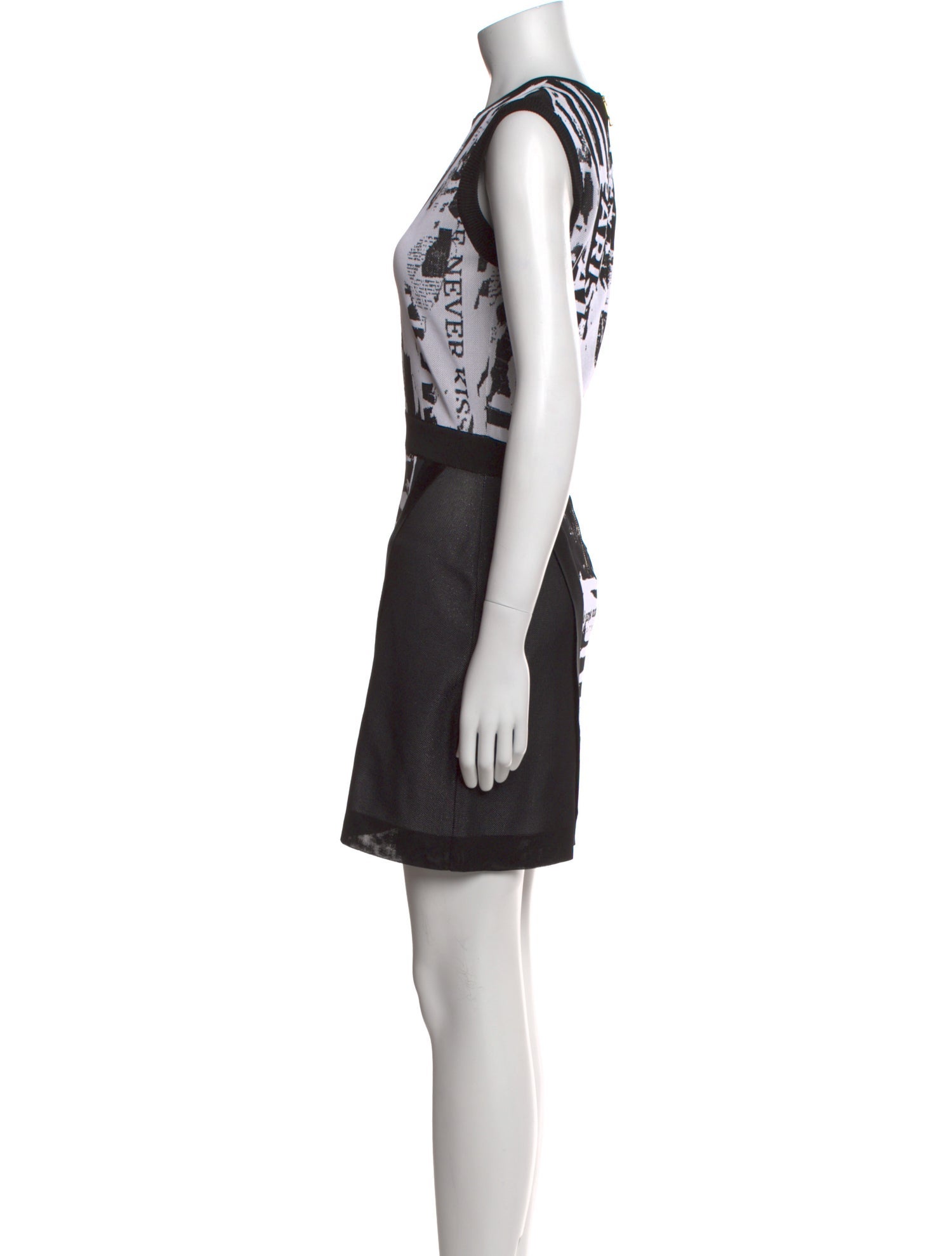 Balmain Printed Mini Dress