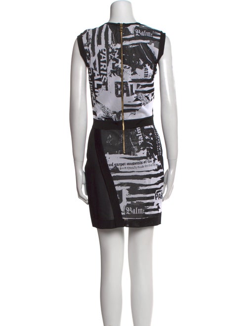 Balmain Printed Mini Dress