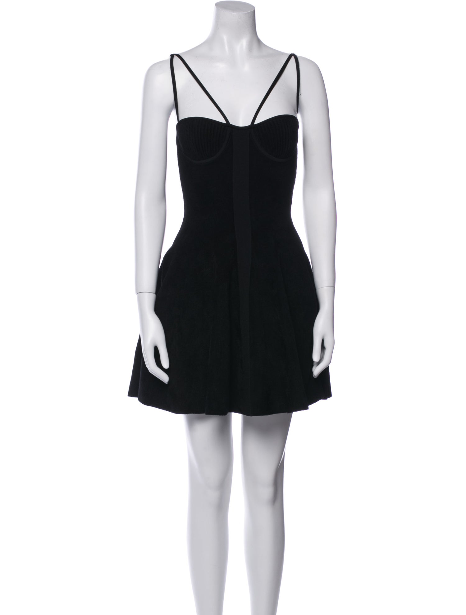 Balmain V-Neck Mini Dress