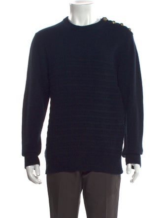 Balmain Cashmere Crew Neck Pullover
