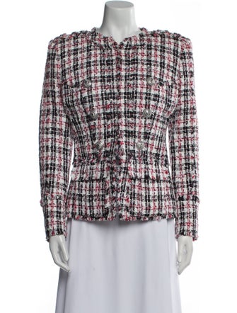 Balmain Tweed Pattern Evening Jacket