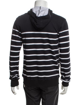 Balmain Striped Bomber Jacket