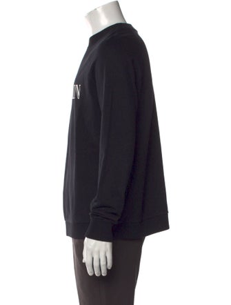 Balmain Graphic Print Crew Neck Sweatshirt