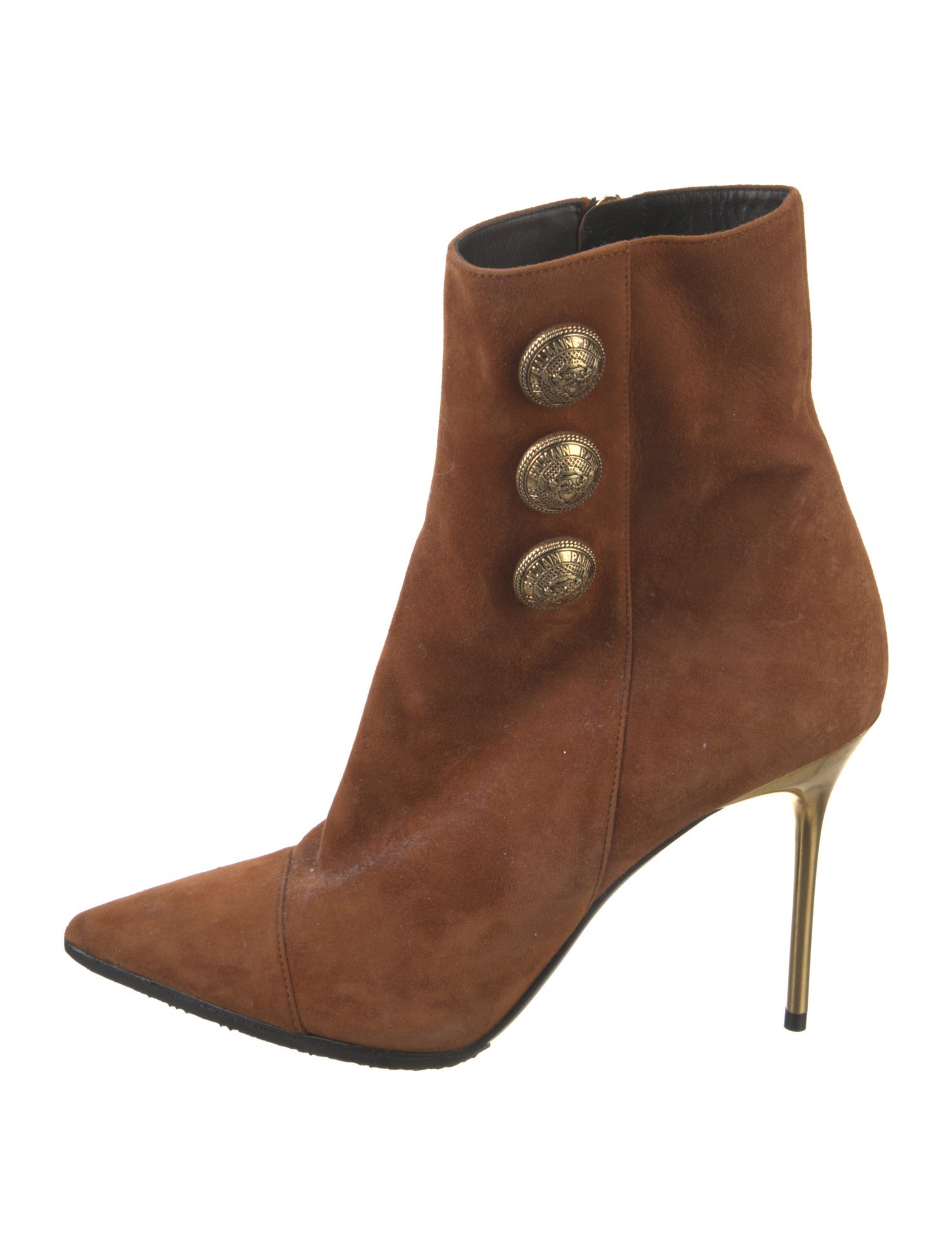 Balmain Suede Boots
