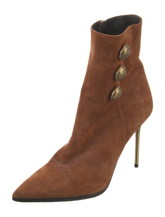 Balmain Suede Boots