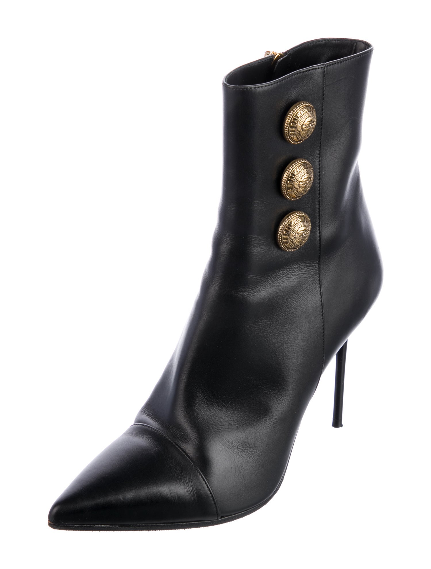 Balmain Leather Boots