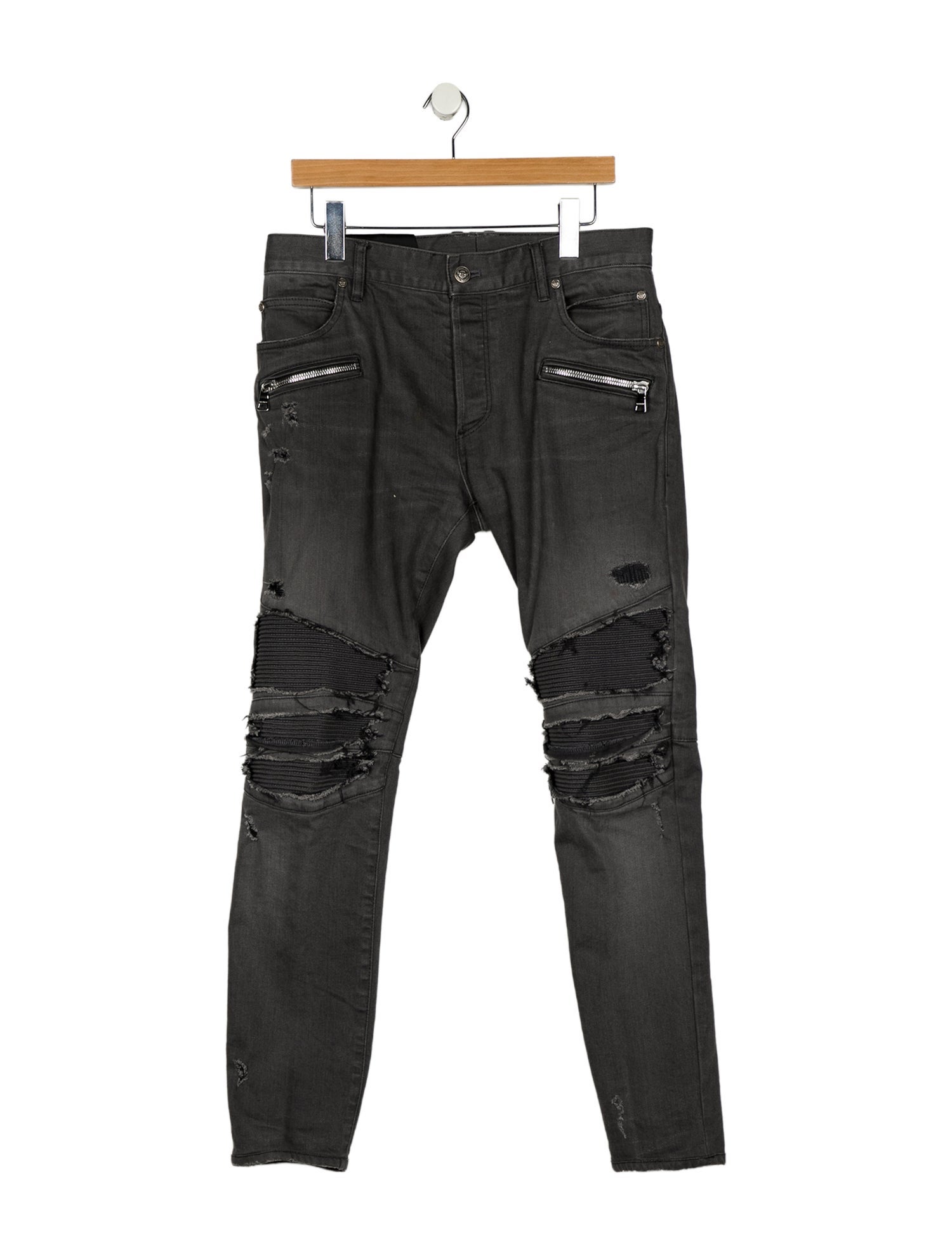 Balmain Moto Jeans