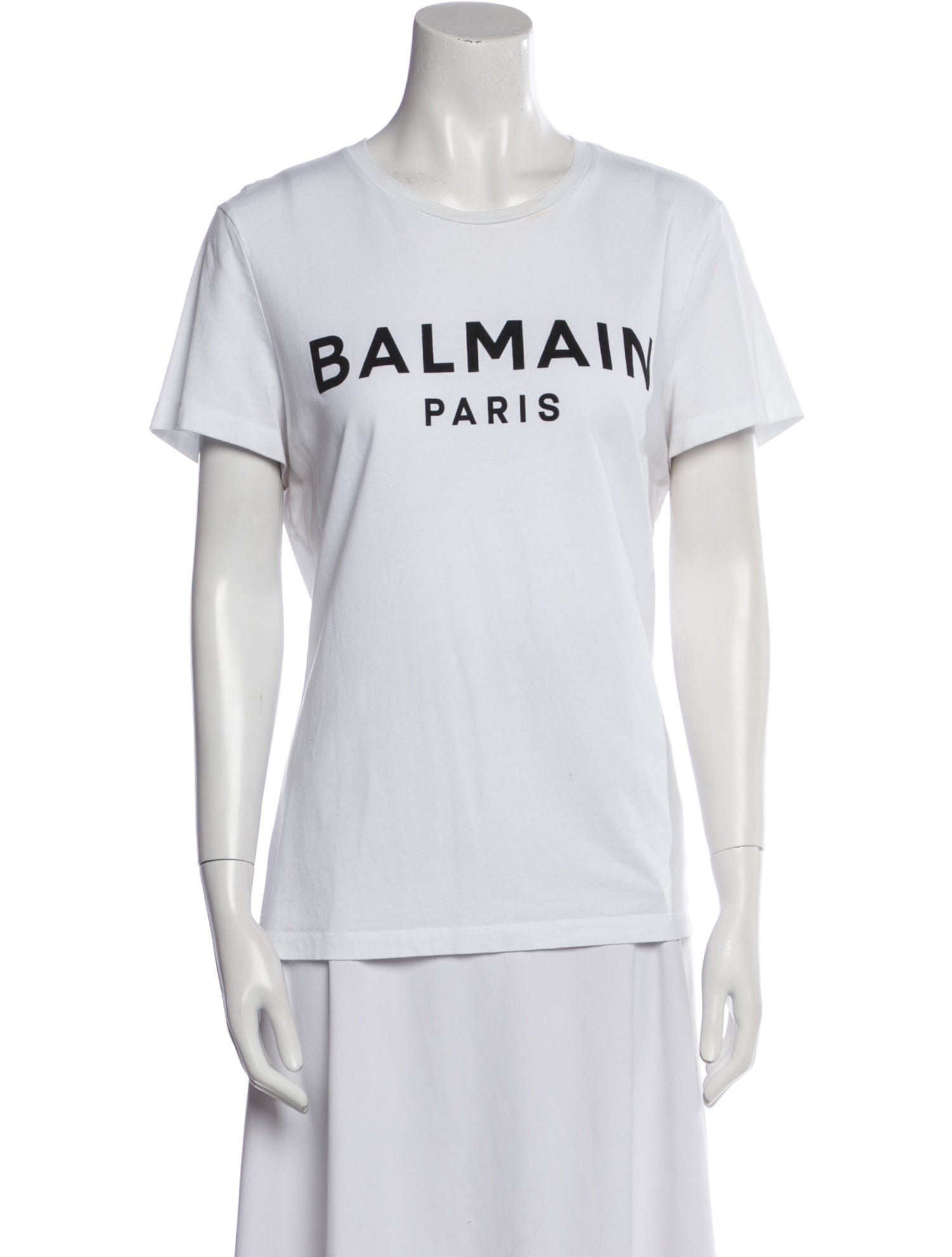Balmain Graphic Print Crew Neck T-Shirt