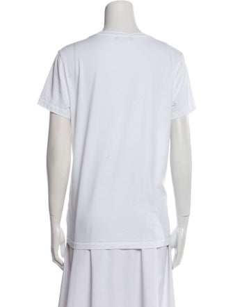 Balmain Graphic Print Crew Neck T-Shirt