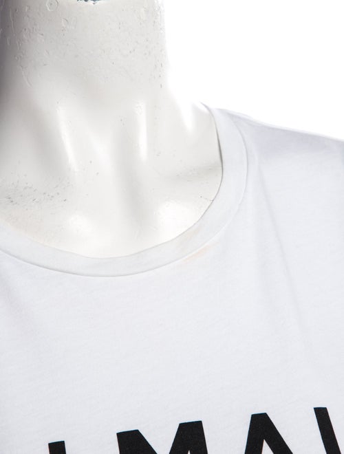 Balmain Graphic Print Crew Neck T-Shirt
