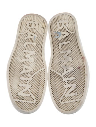 Balmain Leather Sneakers