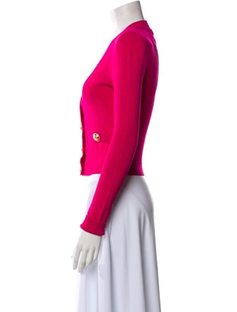 Balmain Silk V-Neck Sweater