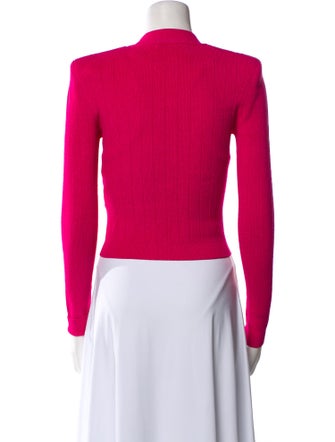 Balmain Silk V-Neck Sweater