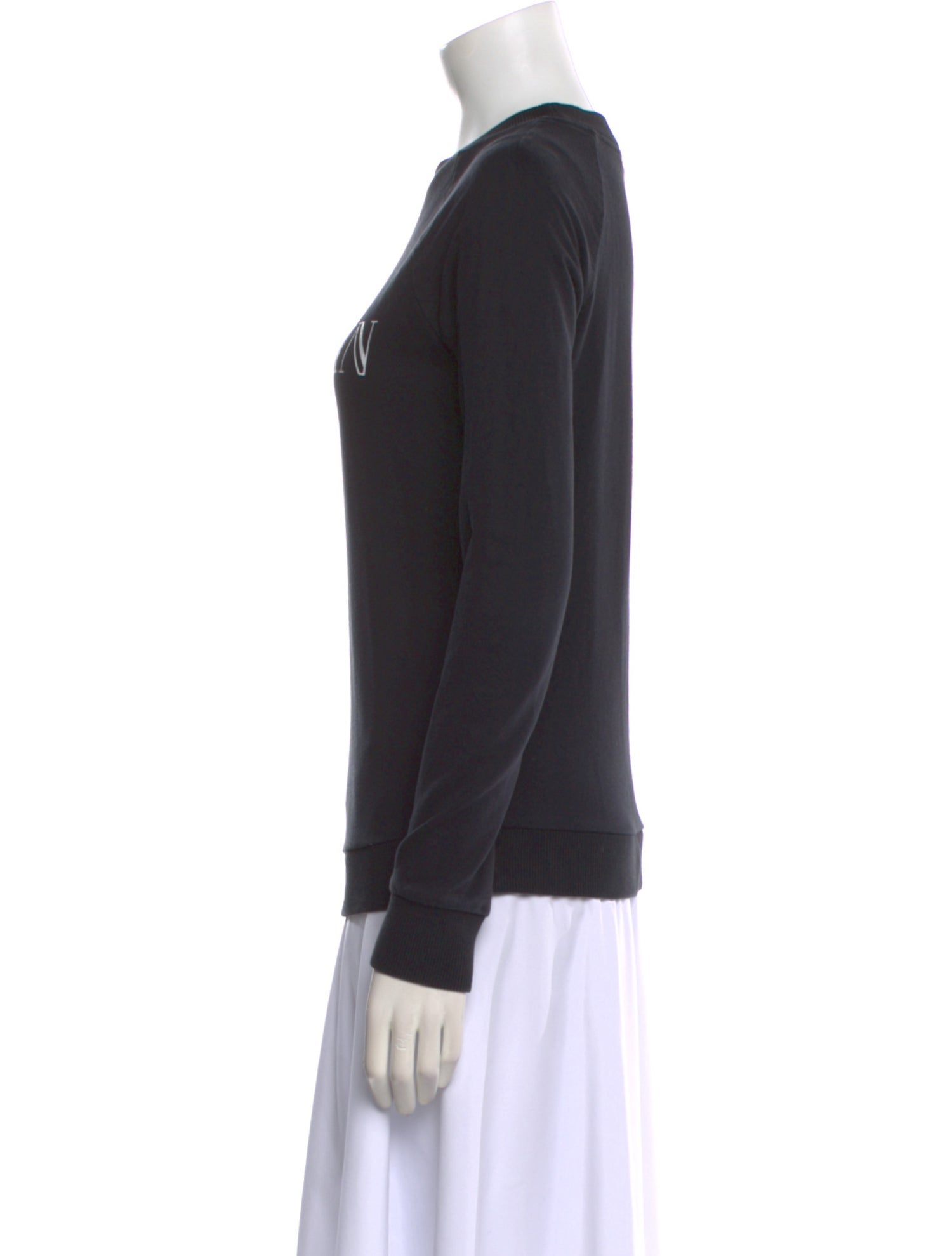 Balmain Graphic Print Crew Neck Sweatshirt