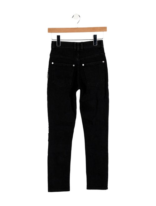 Balmain Mid-Rise Skinny Leg Jeans