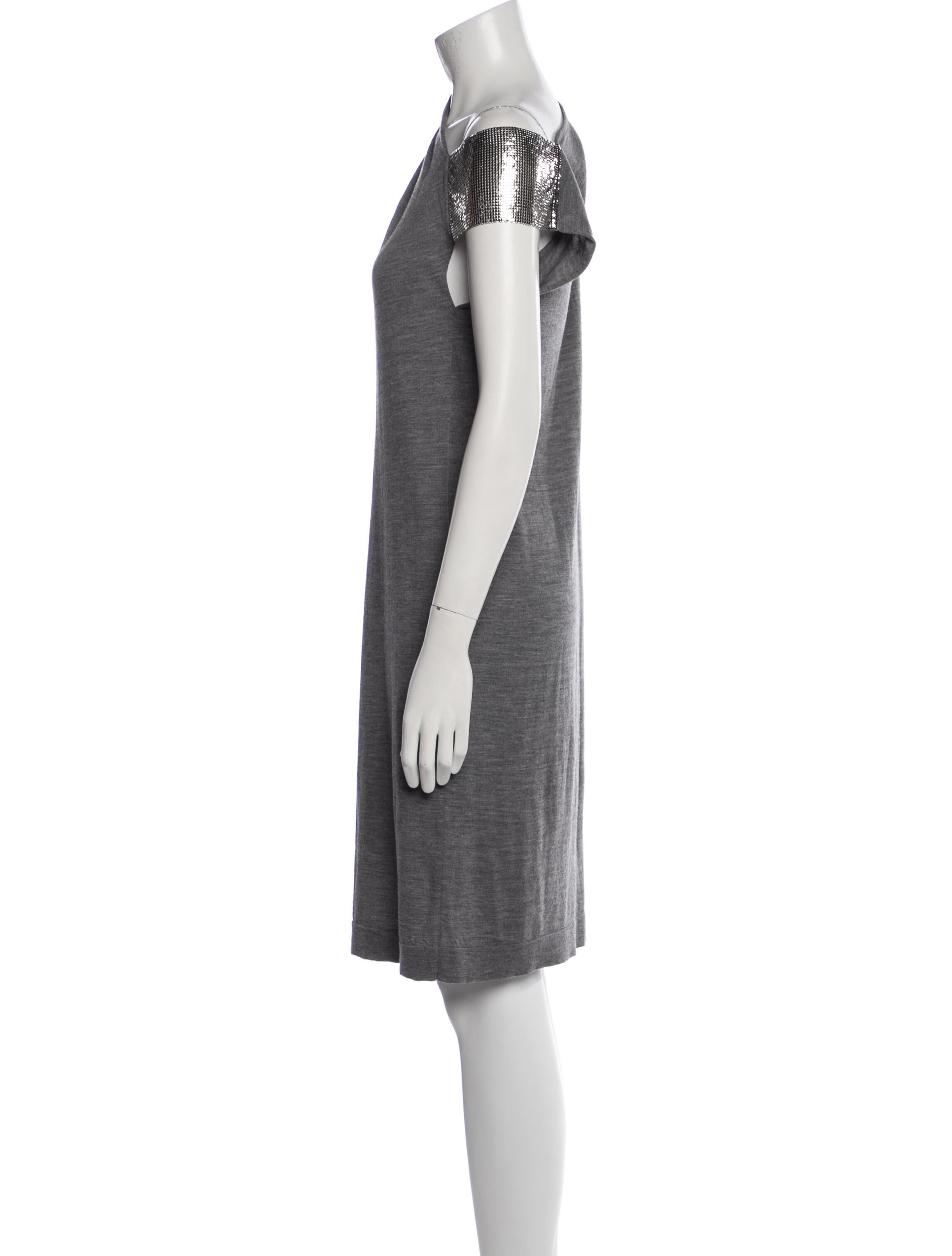 Balmain Wool Knee-Length Dress