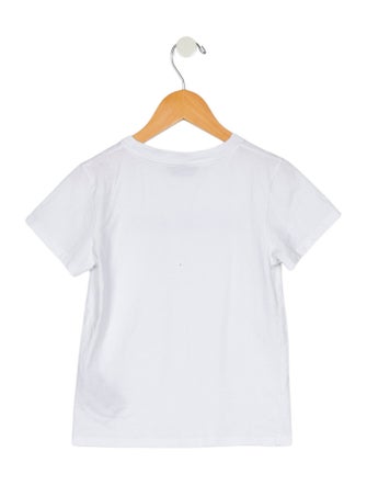 Balmain Girls' Embellished Short Sleeve T-Shirt
