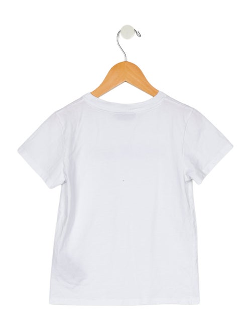 Balmain Girls' Embellished Short Sleeve T-Shirt