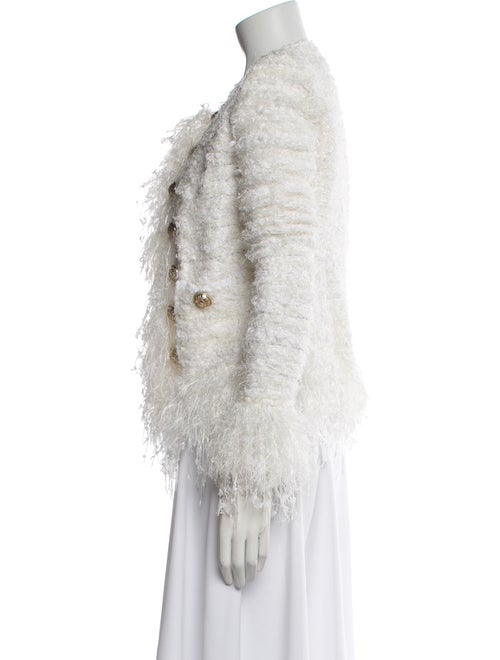 Balmain Tweed Pattern Evening Jacket