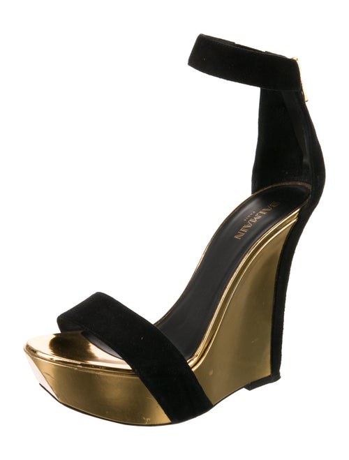 Balmain Suede Sandals